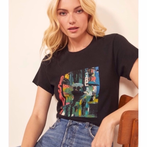 Reformation Tops - Reformation Perfect Vintage Graphic Tee in Osaka